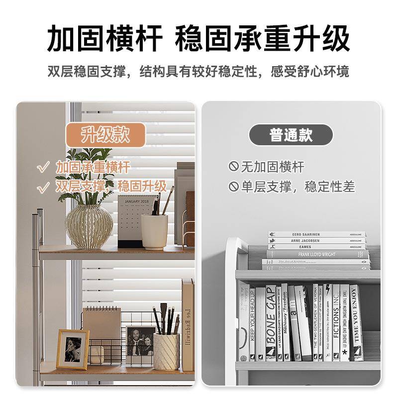 带置网格书架书桌收纳架桌面多不层锈钢架子学物生电脑A12200桌上