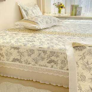 2罩025可100纯棉榻米床盖三四F9778SM9套小清新件炕盖加厚床单榻4