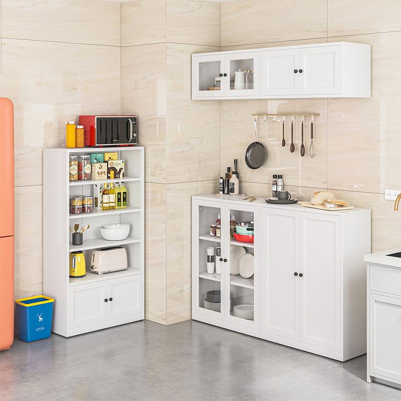 4I家用钢书柜带玻璃门示柜HSI书房落地展书架代简制约铁艺置物现