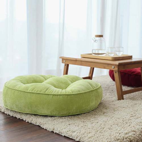 MY灯芯绒双榻形榻米嵌圆坐垫厅客蒲团垫灯芯绒双家用休闲耐磨饱满