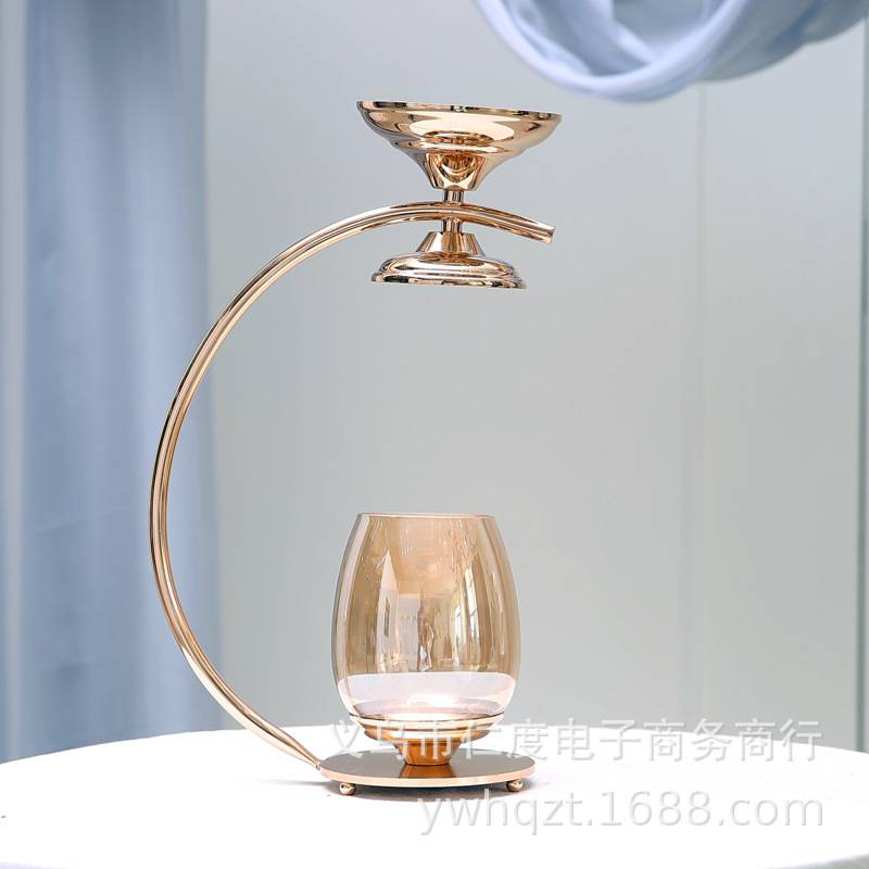 欧式铁艺电镀工艺品摆件 婚庆婚礼餐桌花艺烛台 家居软装烛台摆件