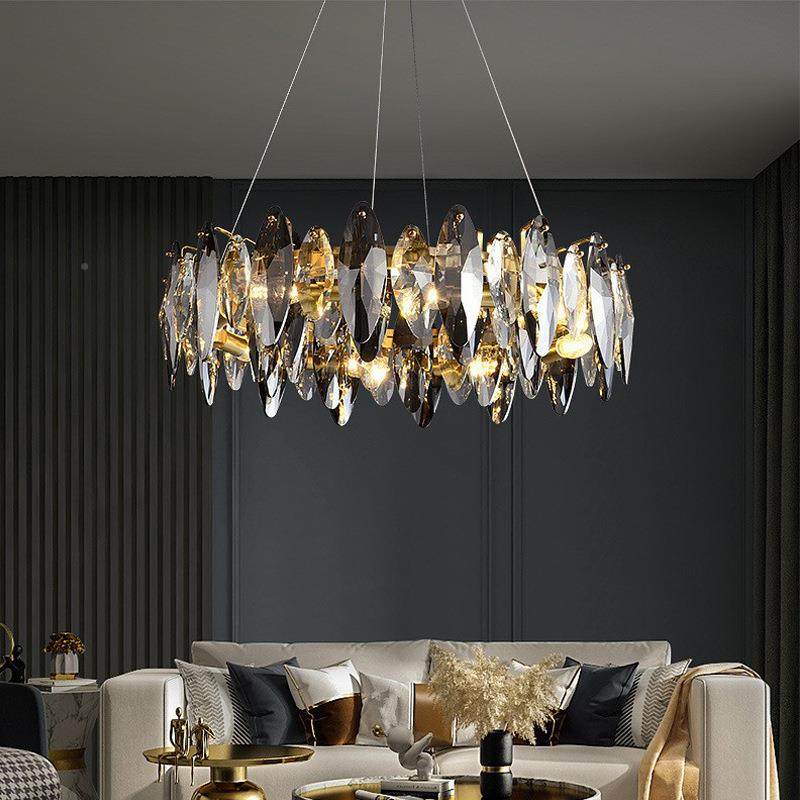创意设计简约大384餐晶灯气客厅卧室家装水灯具灯饰LED灯艺术厅吊,家装灯饰光源,智能吊灯,淘宝优惠券,粉丝福利购,淘宝优惠卷