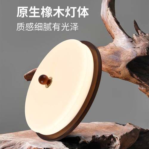 大观园中古风美式卧室灯法式玻璃书房餐厅灯房间吸顶中山灯具357L