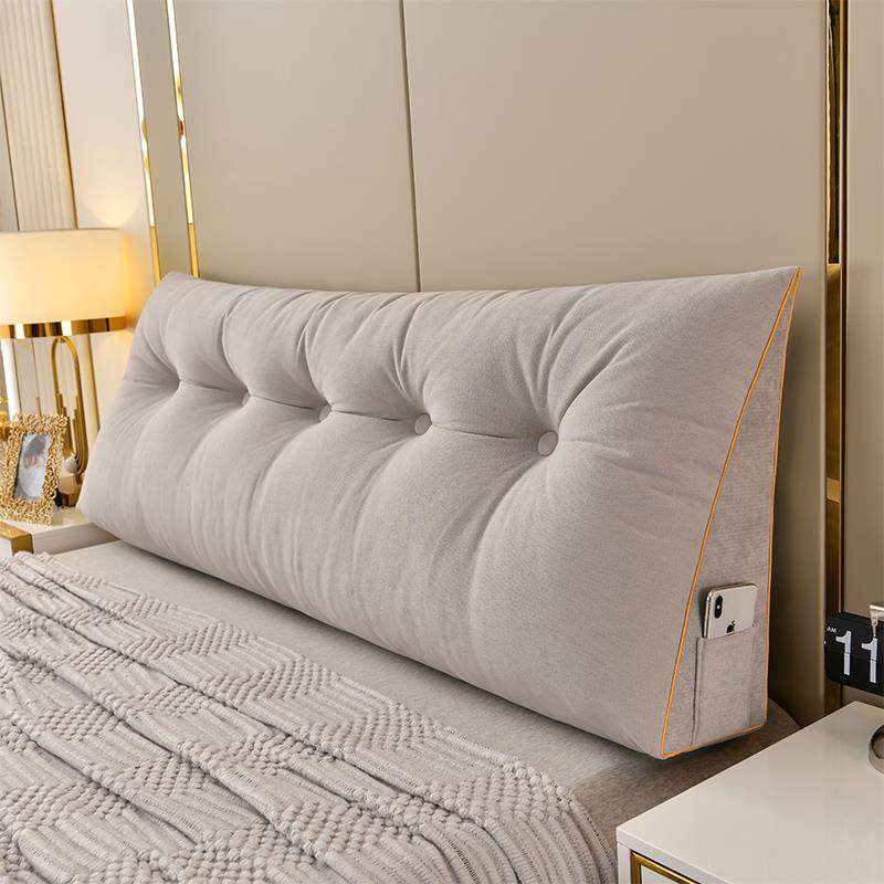 三角床靠垫双头人靠背软包靠床枕上可拆20220520洗腰垫沙护发榻榻,居家布艺,抱枕被,淘宝优惠券,粉丝福利购,淘宝优惠卷