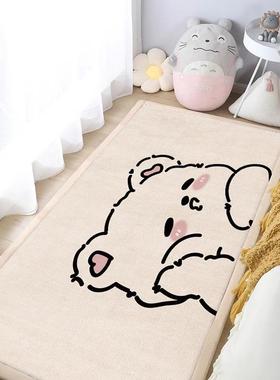 卧室床头床绵下地毯防摔婴加儿厚床边宝宝爬行F97687H5海垫儿童地