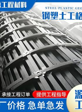 钢塑土工格栅GSZ80kn50kn双向钢塑土工格栅厂家 现货供应规格全