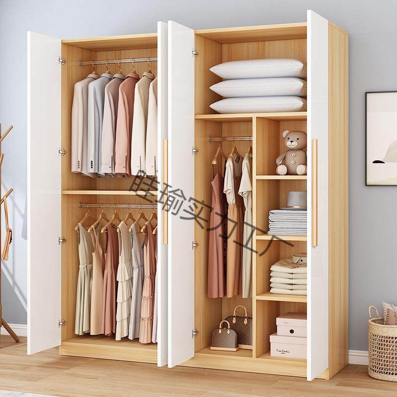 衣柜家用卧出租房用简易子HXK组室装经济型实木童儿小户型收纳柜