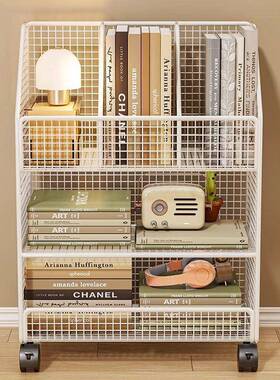 s5Pf6xnE桌物下物架可移动小书架书桌旁收纳置置物架简易艺置架书