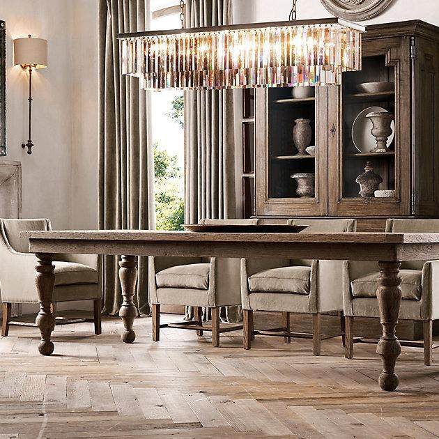 美晶式长方形水灯欧式铁厅816艺复古水晶吊灯简约现代客餐厅华奢