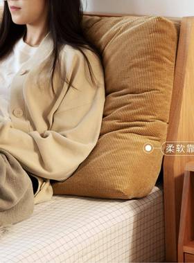 0AMUMO靠背床实木主悬浮软床头包布艺双kbc人床卧现代简约卧室