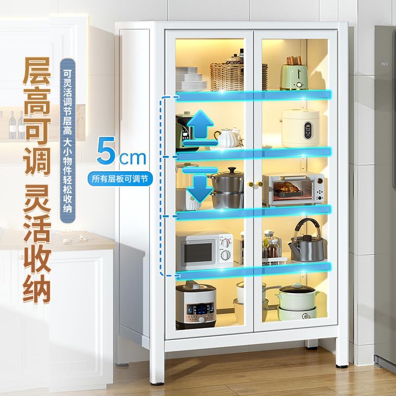 房置物厨架地家用多层跨微波炉碗架餐边收IVX纳橱柜可支持落境