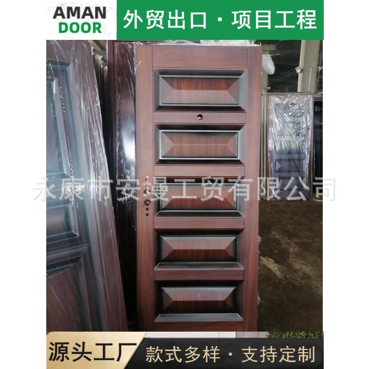 门源头工厂供工出口直钢门铁门防盗程门家186用门入户门