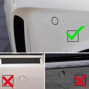 二狼神嵌平面探NY-8089头前后内置车雷达不误报如原原配探倒测车