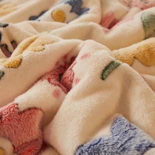 亚20210825马逊现货毯双盖层毛毯加厚冬儿季童小午睡珊瑚绒保暖法