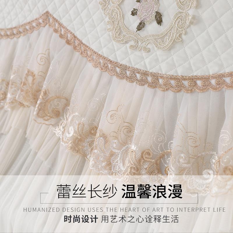 新款钢琴F955H68M罩典档雅大气蕾丝式轻奢罩布全艺中开套防尘欧罩