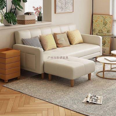 z%可两折叠出科技沙发床一体用客厅布卧室简易租屋用小户型现01代