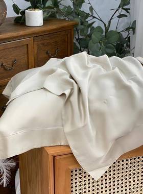 真丝质感60支天冰丝床单笠枕套件夏季凉丝滑纯色莱赛【天丝床尔~