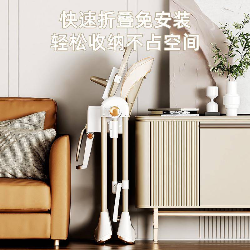 餐千椅摇椅折叠秋幼婴儿童餐桌摇篮二合一学坐椅摇可摇282椅厂家