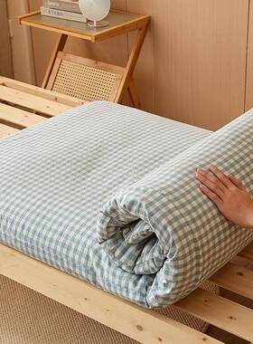 棉褥水洗床棉可拆洗学生床褥垫47896熙褥子花宿舍子床垫褥子床上