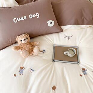 婴1用儿超磨毛四件柔套纯棉.5m2米被套床单式贴身即暖床TS上品