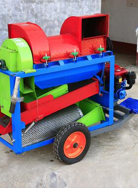 玉米扒皮脱机粒机非家用黄豆脱粒机农用谷洲子脱机新型打GSU粒谷