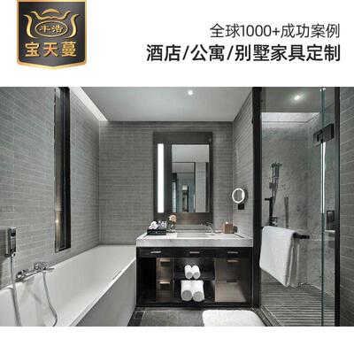 店标间全套751家具间双人客房家具公寓单别墅宿床全套家具民装酒