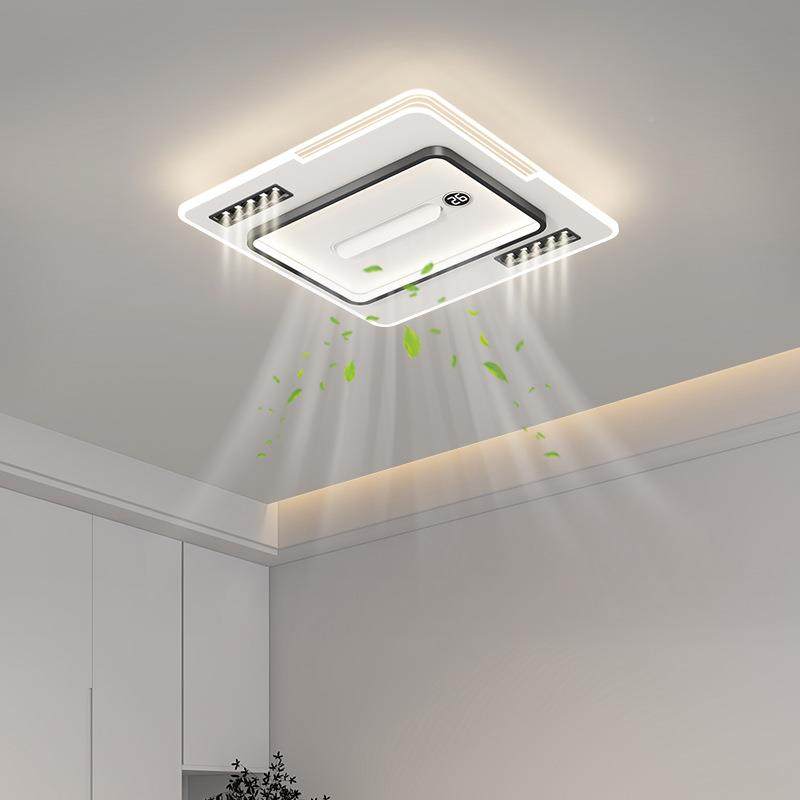 新能数显家用无叶吸风扇灯48中山全光智谱护眼灯具款隐顶形风扇灯,家装灯饰光源,风扇灯,淘宝优惠券,粉丝福利购,淘宝优惠卷