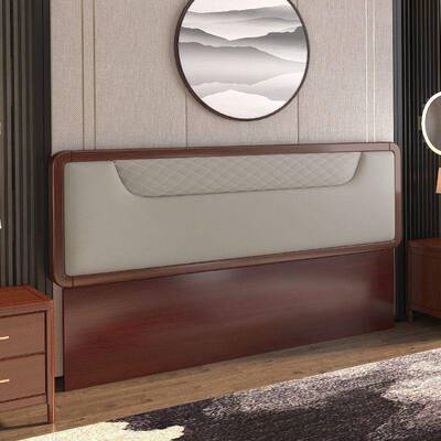 实床头VBO板包20新24款落地床靠背板轻奢简约现代新中式软单买木