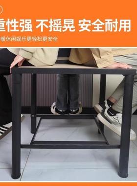 烤火桌子全功套一整套家用正形餐桌不锈多能小75475桌子方简约钢