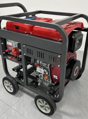 柴油发电机8KW组8KW应大功率三相40单0噪v家用急低音户外