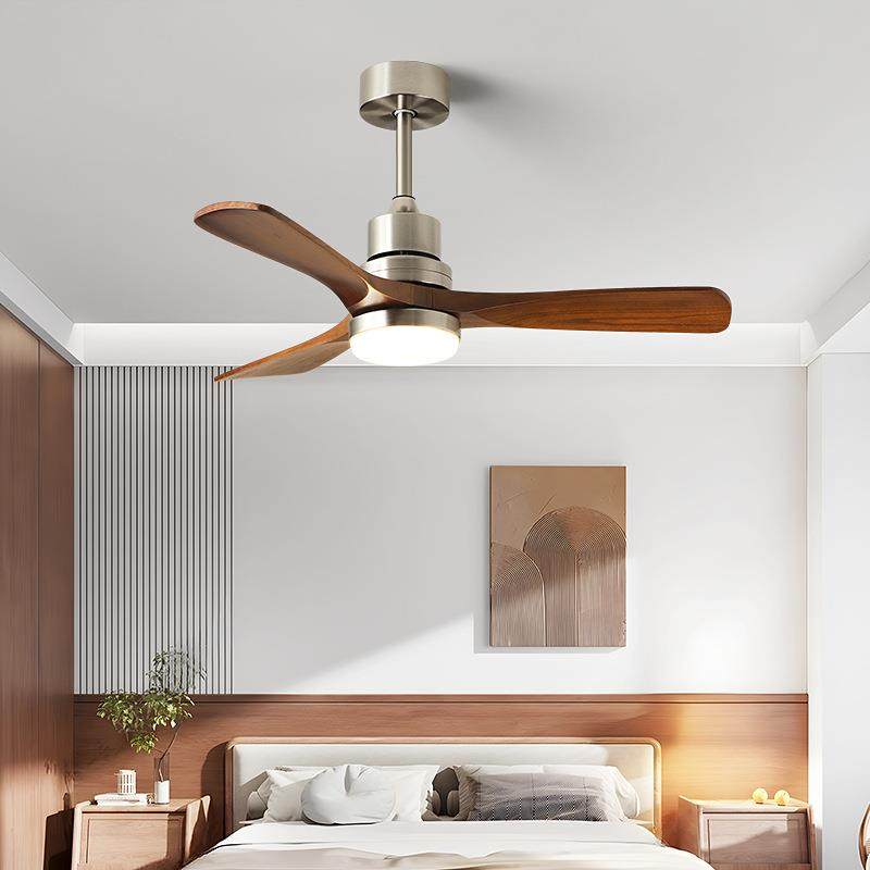 风扇灯202新款中古风胡桃木265色静5音客厅室卧餐厅农村扇自建房,家装灯饰光源,风扇灯,淘宝优惠券,粉丝福利购,淘宝优惠卷