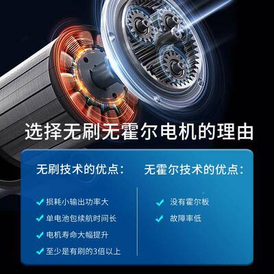 力新款7560电大动A扳手无317刷扭汽修架子工6822G冲击充电电风炮