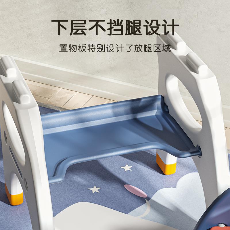 幼儿吃园桌椅套装宝宝学习字桌儿童玩具写桌用L-ETZ020塑料小书桌