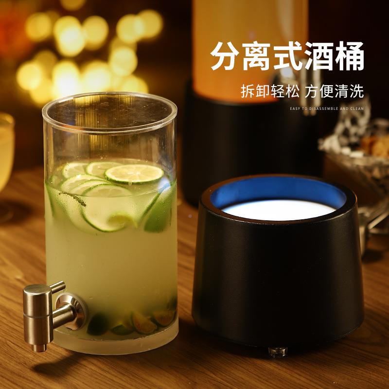 龙分离式酒炮圆形发光啤158fsa桶鸡尾酒桶果汁饮可料桶乐扎桶酒桶