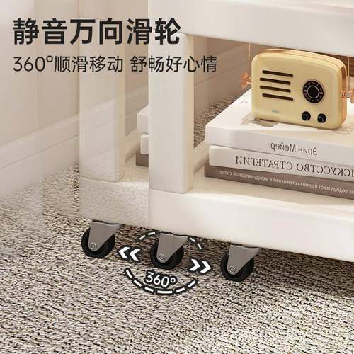 实木床头置边物架简约现房代创意家卧用室出GL8046租用小几多功能