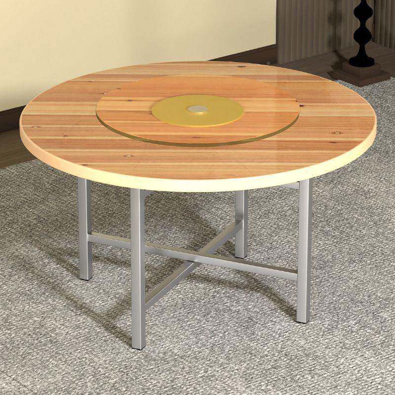 实木大圆面人板家用折叠餐桌101圆5带转桌盘台面餐厅酒店咨询客服