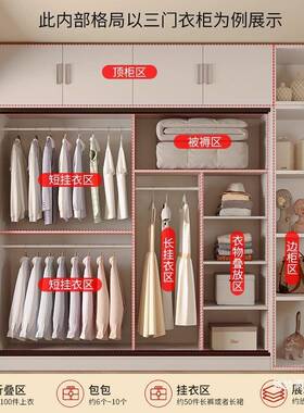 衣柜家卧室YRX推拉实木出租房用经门用济型款20新25小户型大
