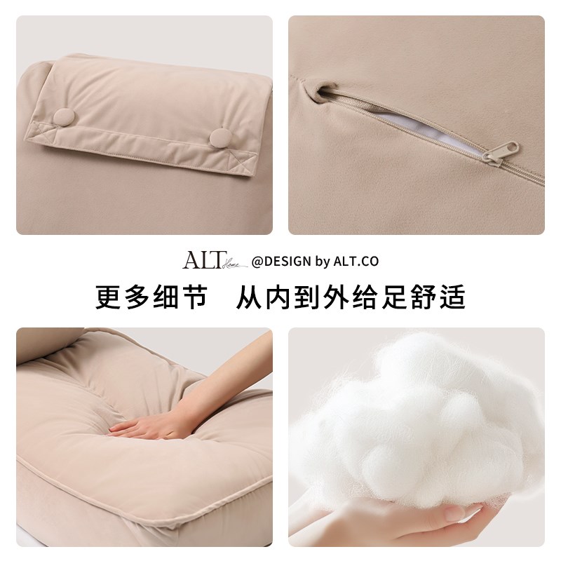 大靠背软包床头靠垫护腰榻榻米床上靠背神器沙发玩手机靠枕可拆洗