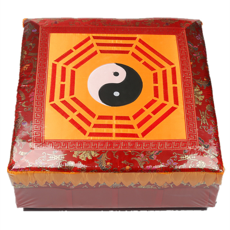 方形蒲团拜椅 打坐垫绣花椅子禅修 可拆洗拜凳 拜垫 家居垫 瑜伽