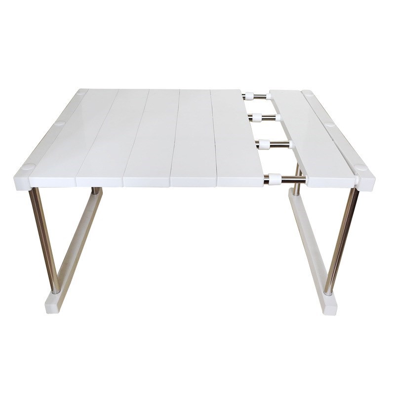 【折扣价】45cm宽衣柜分层架储物伸缩置物架整Q体橱柜隔板分割隔