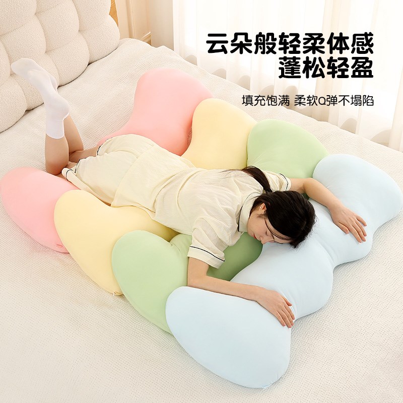 孕妇长条侧睡夹腿抱枕成人儿童女生睡觉专用床上可拆洗大靠垫夏天