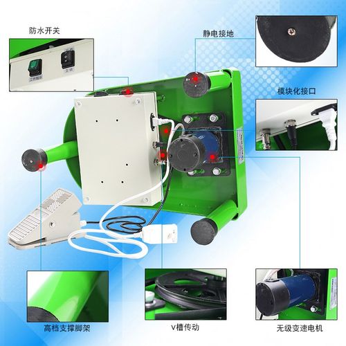 陶艺拉坯机变速陶艺机备脚踏高速儿童陶吧器材拉胚机陶泥电动转盘