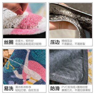 艺术家入口文字定制地垫入户门垫进门口户外垫子家用ins网红鞋垫