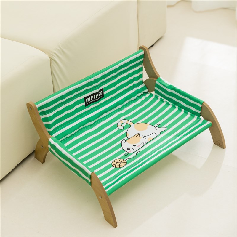 宠物躺椅猫床可爱狗床小型犬比熊夏季透气靠背床宠物猫狗窝垫