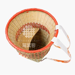 竹编婴儿背篼宝宝背篓竹背筐大号竹背篼手工竹编背篼娃娃背竹制品