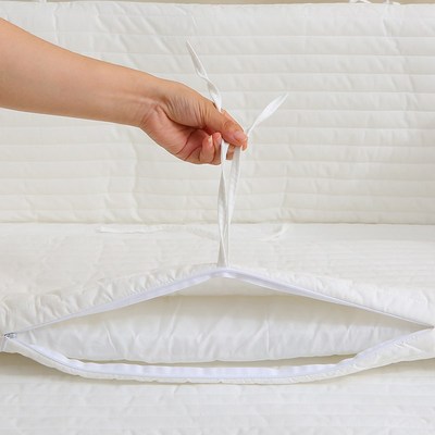 定制纯棉婴儿床床围栏软包防撞挡布 ins风宝宝拼接床床围栏一片式