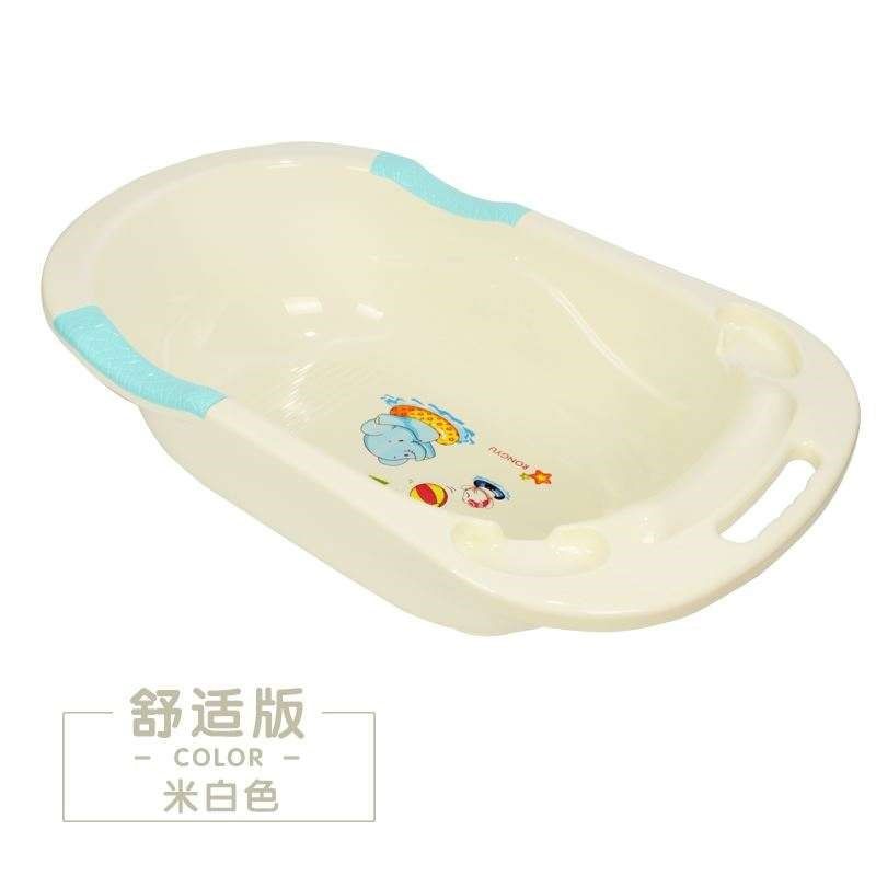 儿童宝宝洗澡盆婴儿用品婴儿沐浴盆大码加厚环保塑料桶结婚大红色