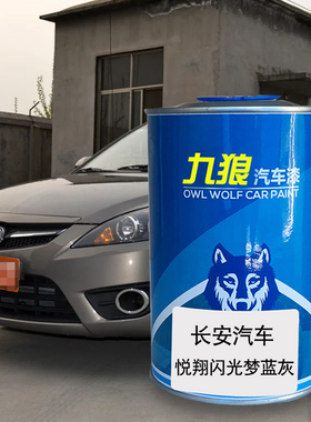 九狼汽车漆长成品k安汽车漆悦翔闪光梦蓝灰法兰红色珍珠白志翔红