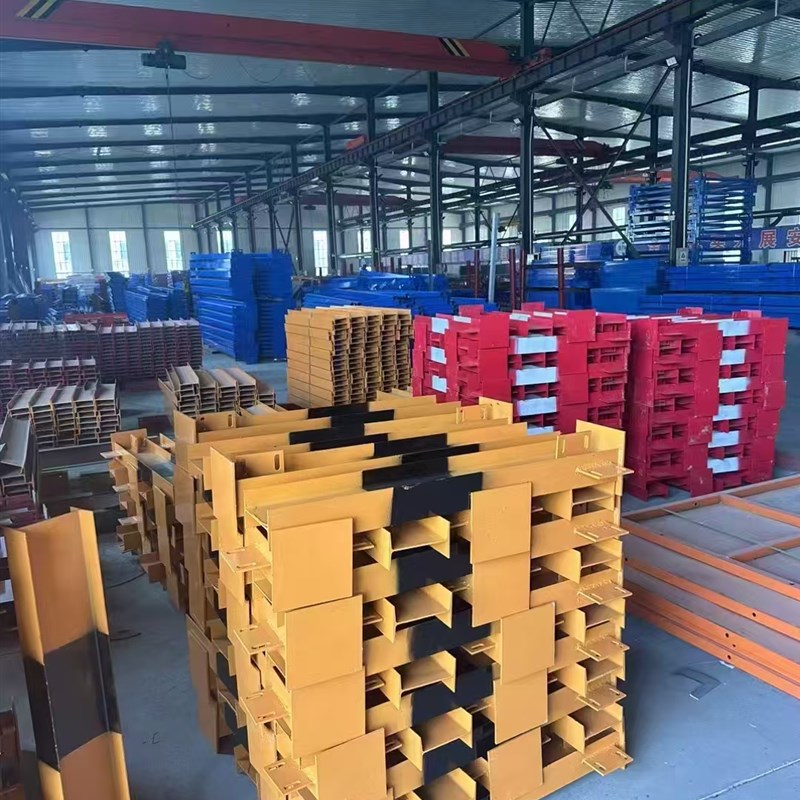 钢筋堆放架建筑工地标准化工字钢材料堆放平台定型化钢筋摆放支架