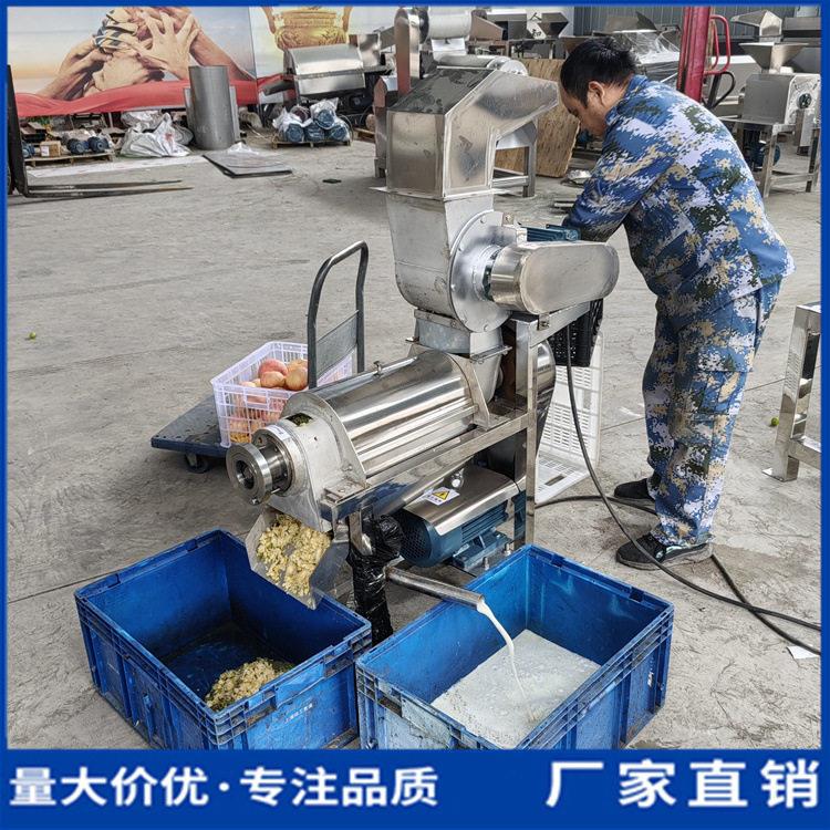 西红柿生姜大蒜工业榨汁机大型苹果梨菠萝榨汁设备果蔬渣汁分离机